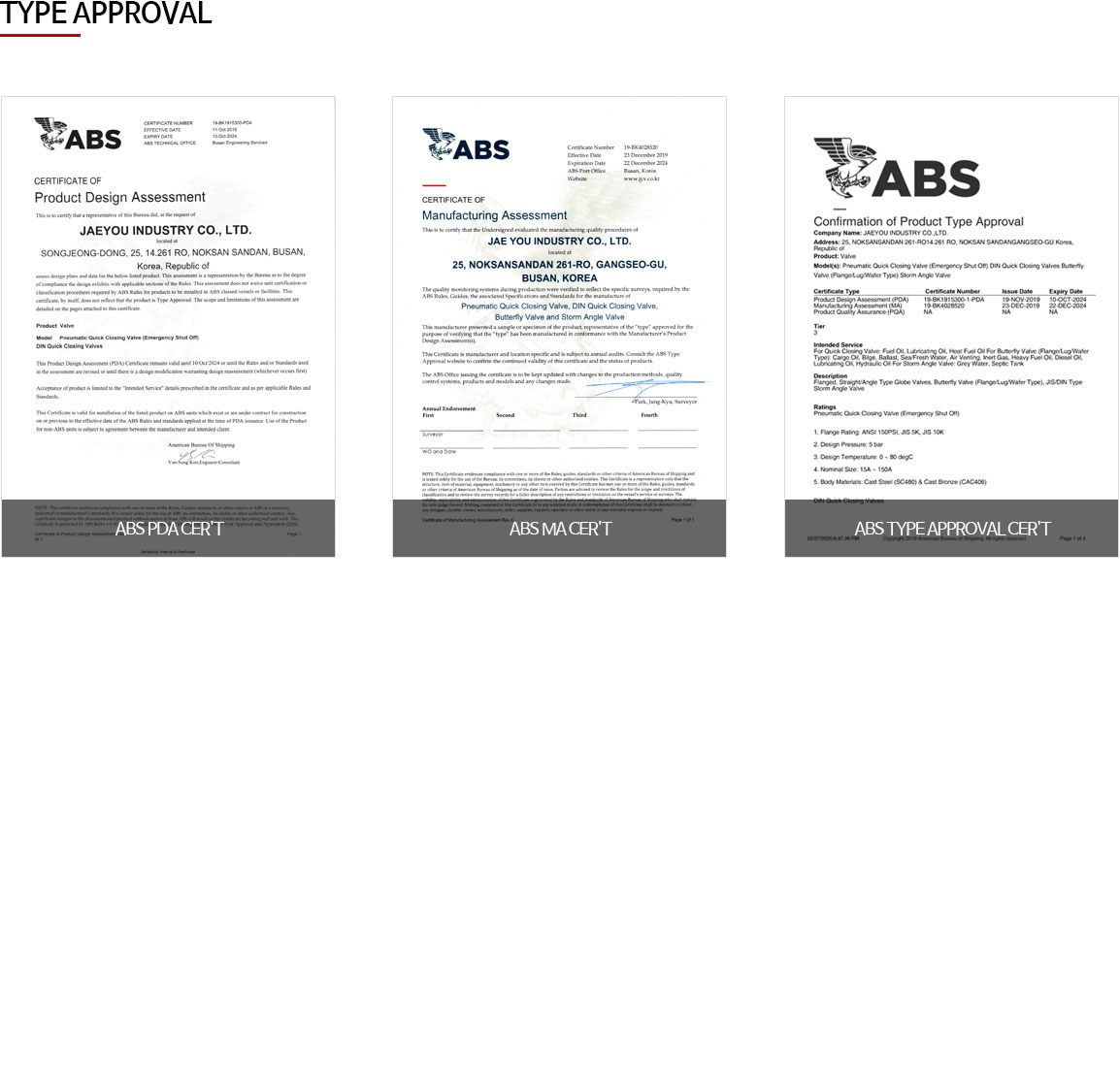 Type Approval